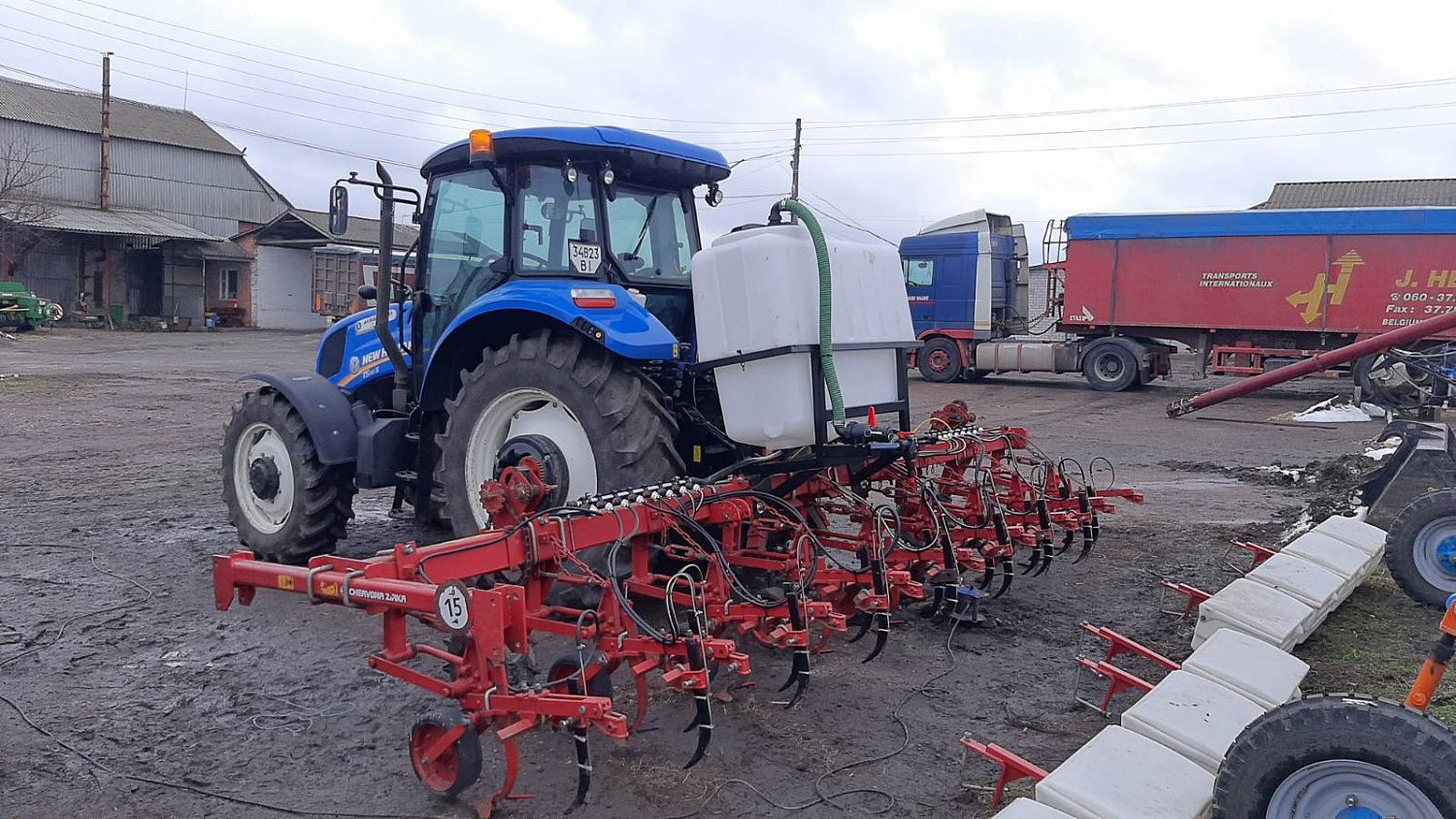 Переобладання культиваторів та КРН під внесення РКД та КАС