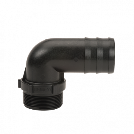 Патрубок 3" (90 градусів, під 75 мм рукав) HB300-90